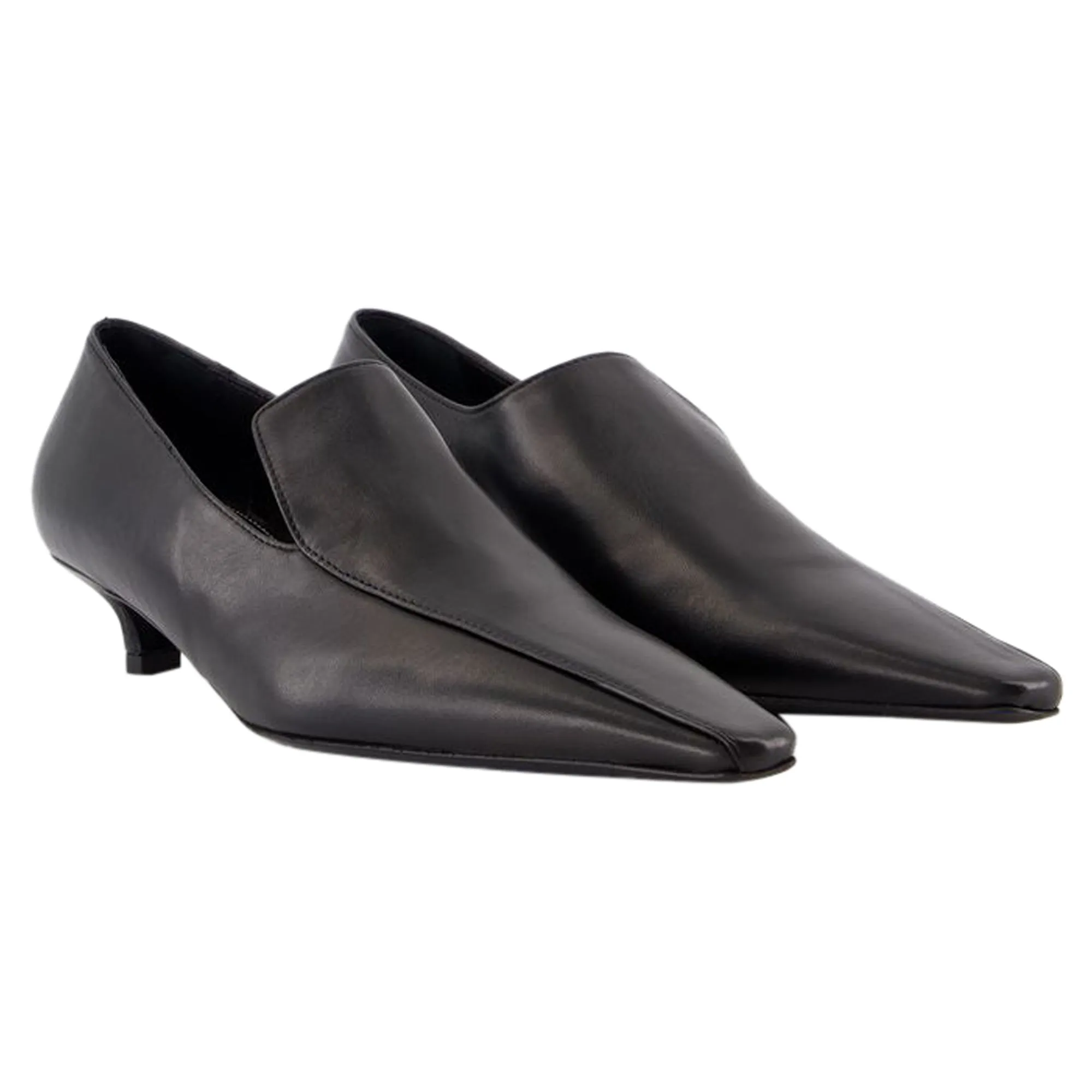 Kitten Loafers - TOTEME - Leather - Black