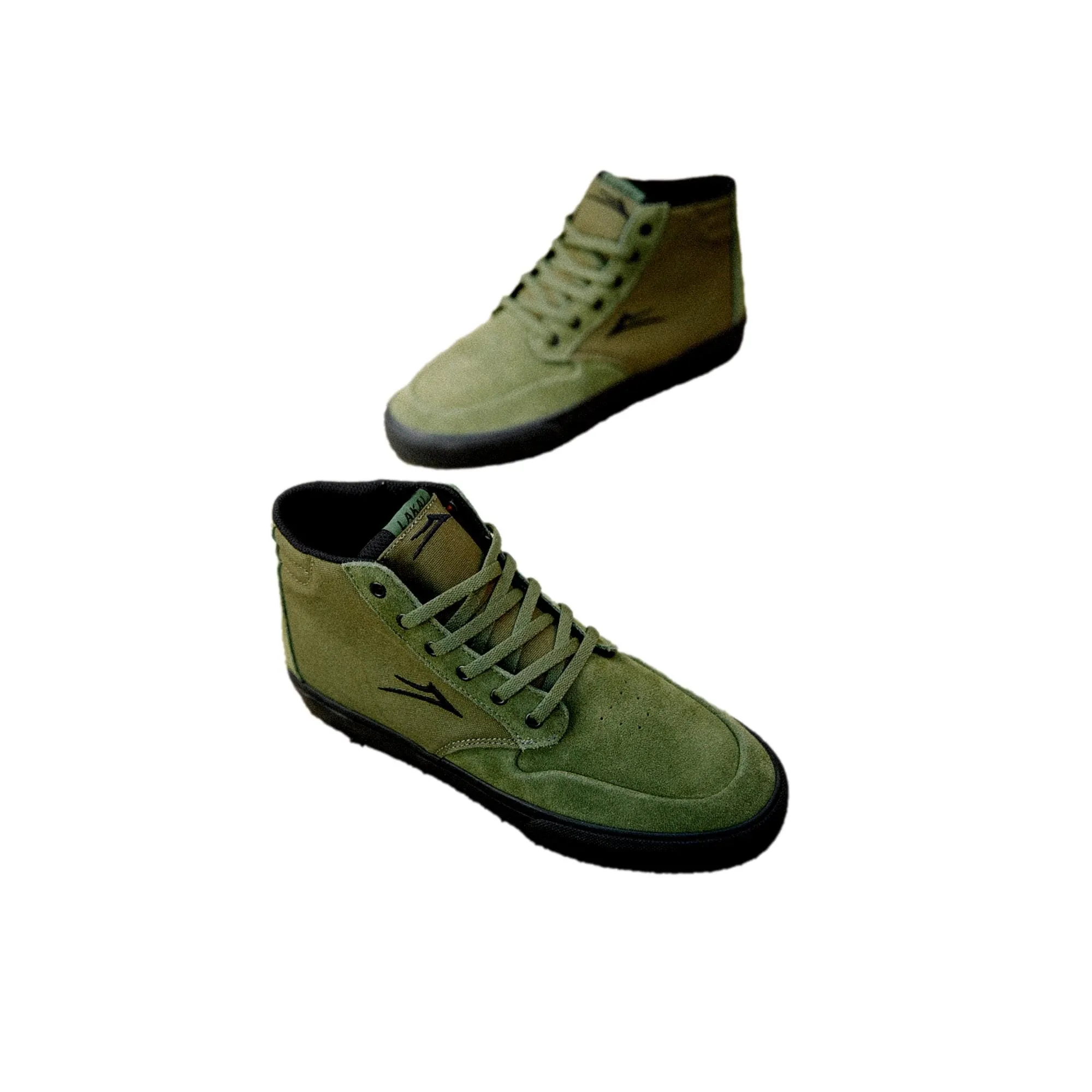 Lakai Riley 3 High Olive/Black Suede  MS424-0095-A00 Men's