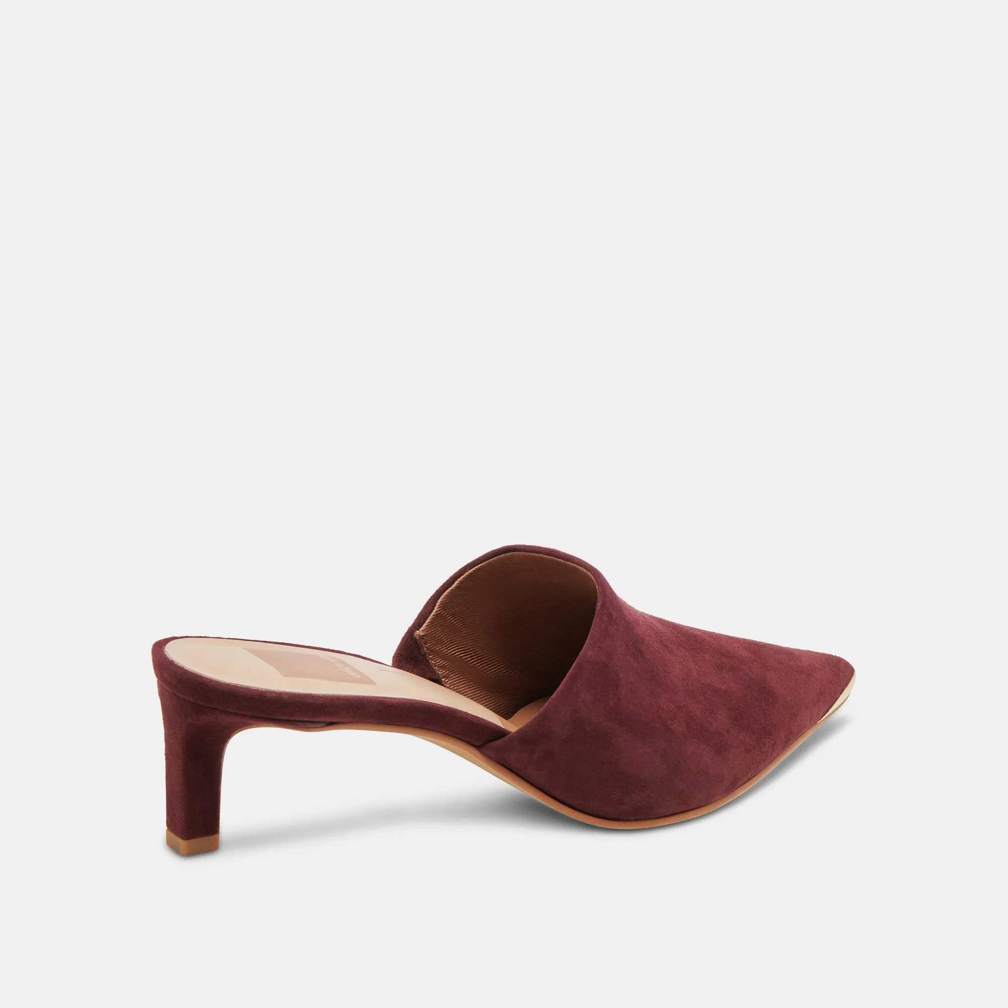 LEXY HEELS CRANBERRY SUEDE