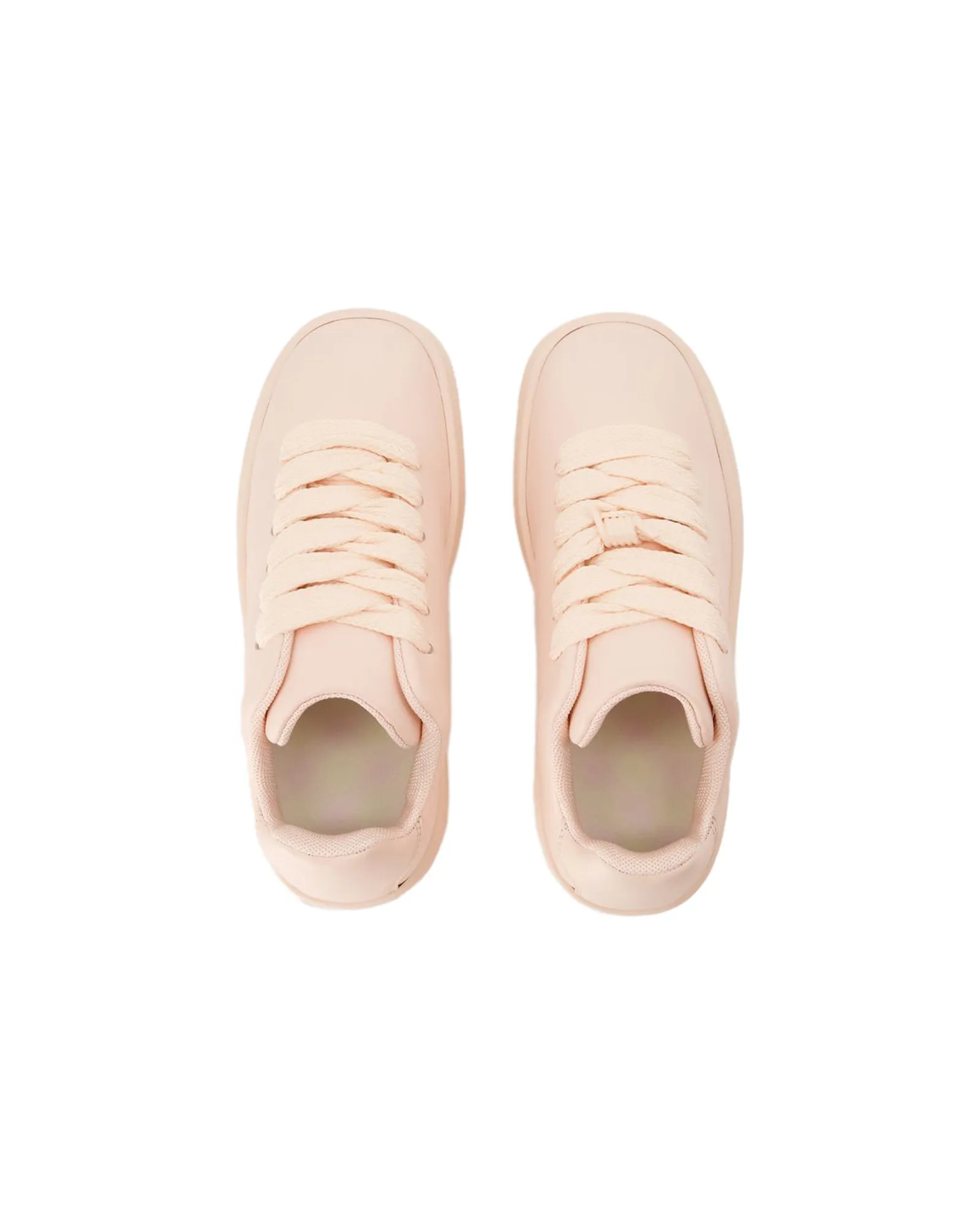 LF Box Sneakers - Burberry - Leather - Baby Neon