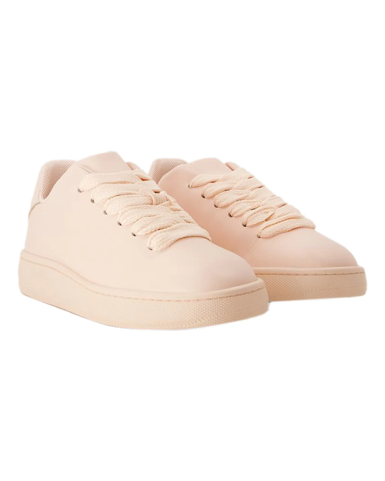 LF Box Sneakers - Burberry - Leather - Baby Neon