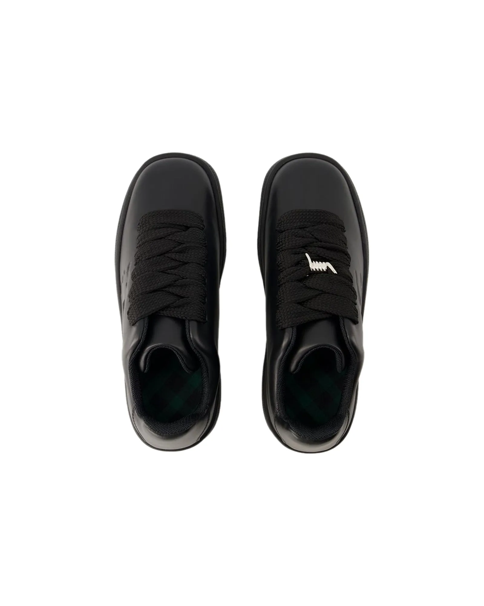LF Box Sneakers - Burberry - Leather - Black