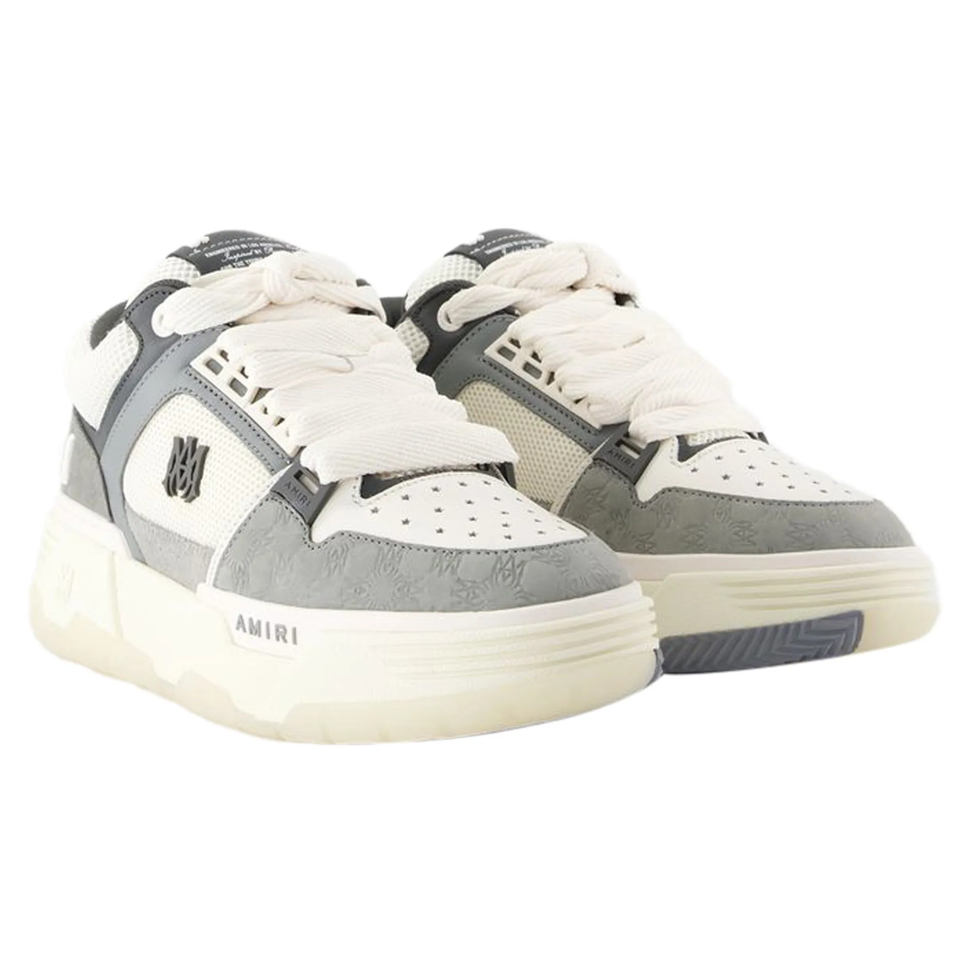 Ma Quad Nubuck Ma-1 Sneakers - Amiri - Leather - Grey