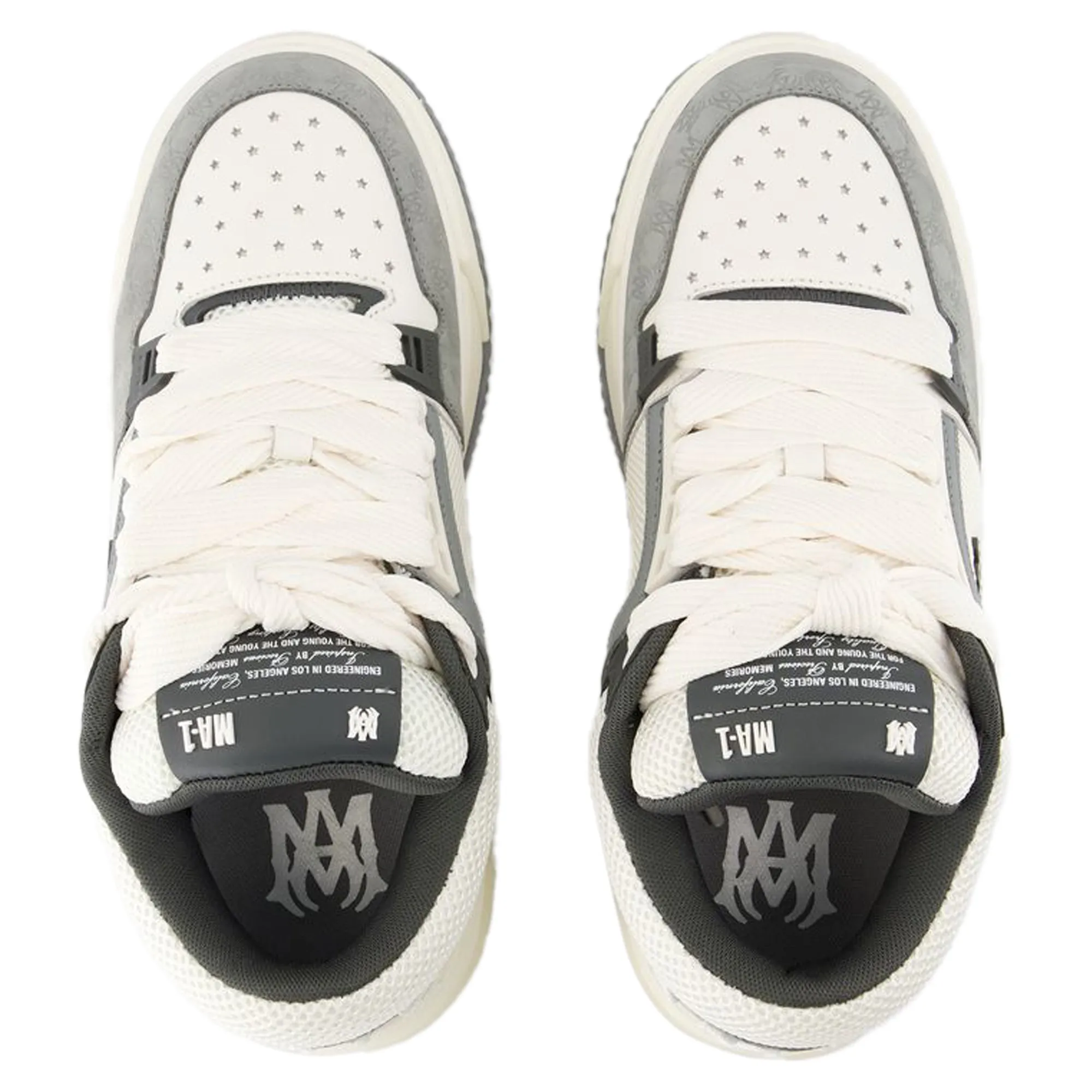 Ma Quad Nubuck Ma-1 Sneakers - Amiri - Leather - Grey