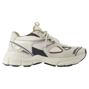 Marathon Sneakers - Axel Arigato - Leather - Beige/Dark Grey