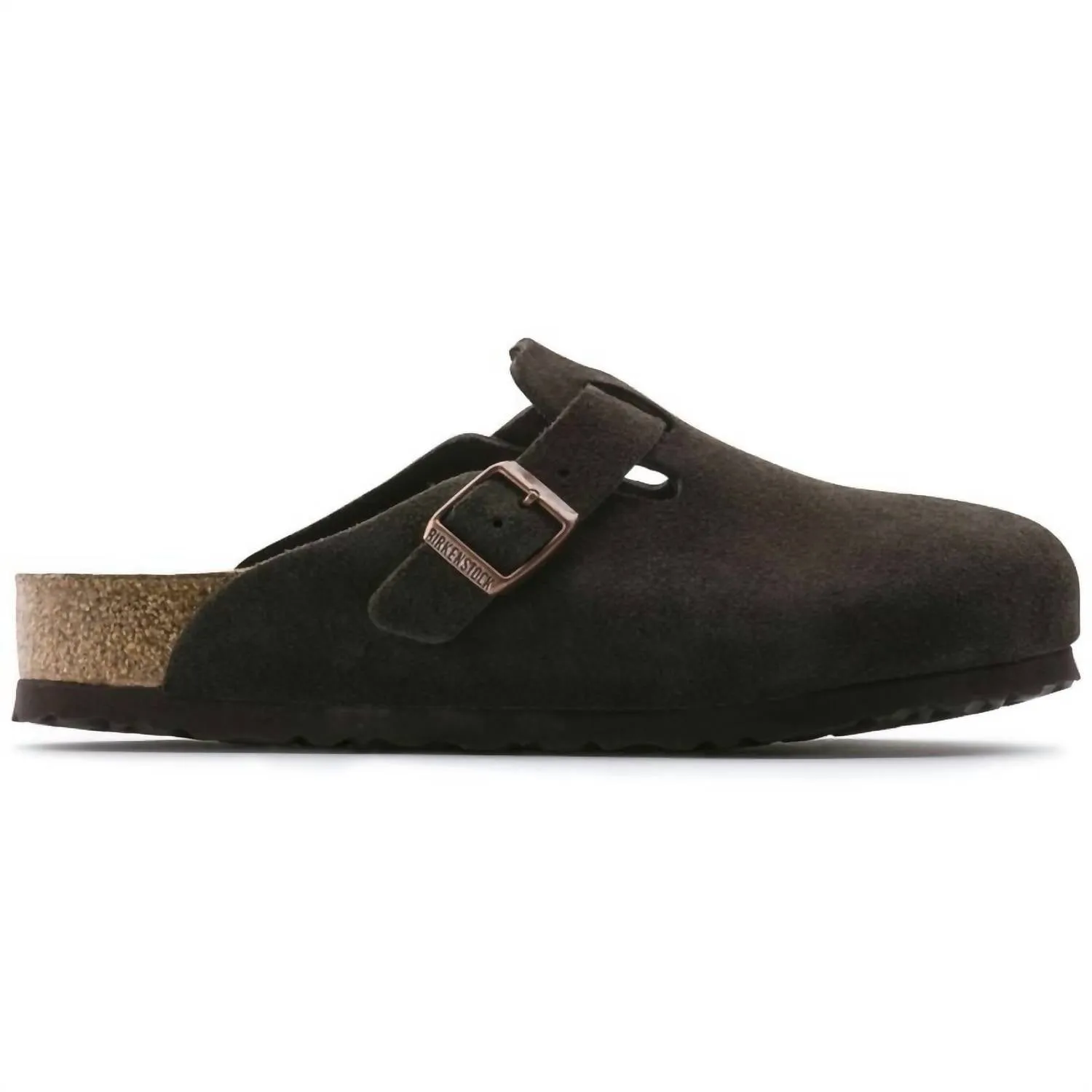 Men's Boston Leather Clogs - Medium/narrow In Mocha