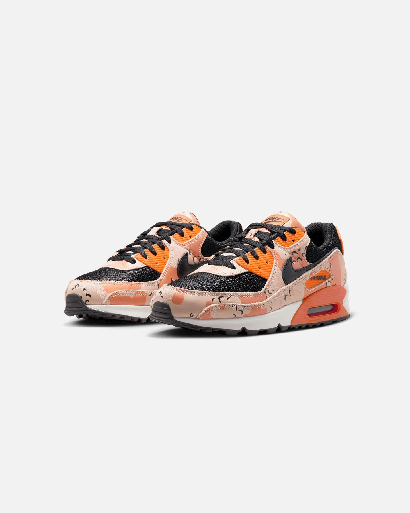Nike Air Max 90 Premium "Camo" Beige/Black/Safety Orange