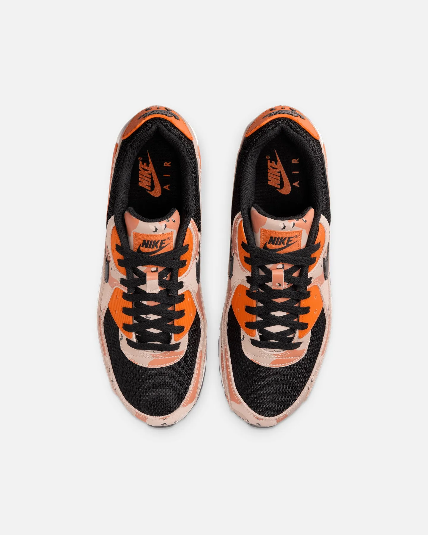 Nike Air Max 90 Premium "Camo" Beige/Black/Safety Orange