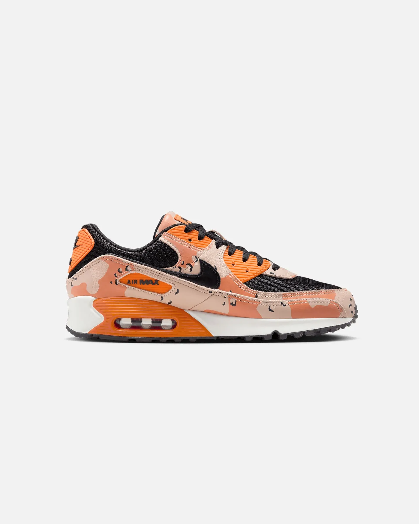 Nike Air Max 90 Premium "Camo" Beige/Black/Safety Orange