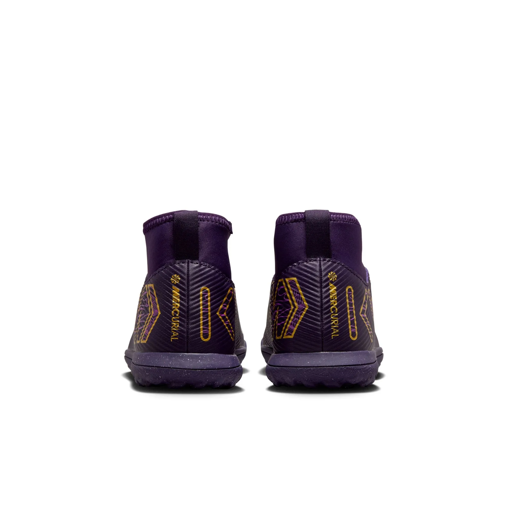 Nike Junior Zoom Superfly 9 Club KM FG Firm Ground Cleats - Grand Purple/Pale Ivory