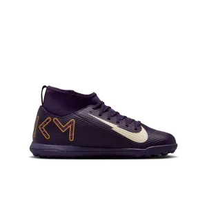 Nike Junior Zoom Superfly 9 Club KM FG Firm Ground Cleats - Grand Purple/Pale Ivory