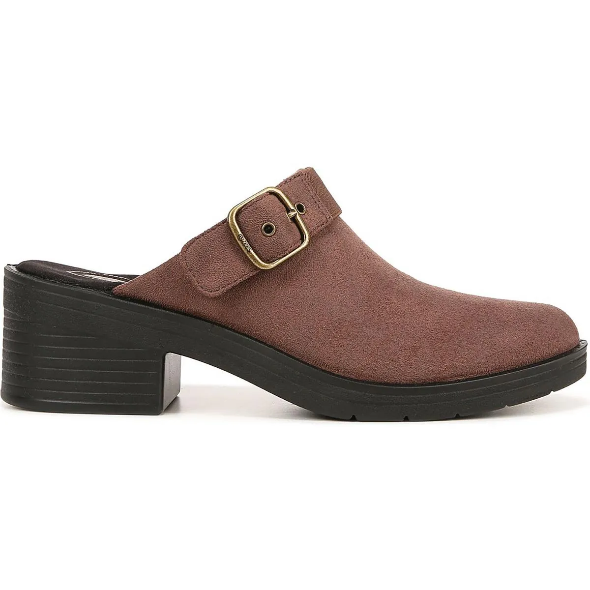 Open Book Womens Buckle Round Toe Clogs