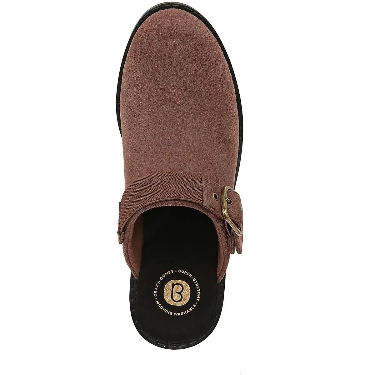 Open Book Womens Buckle Round Toe Clogs