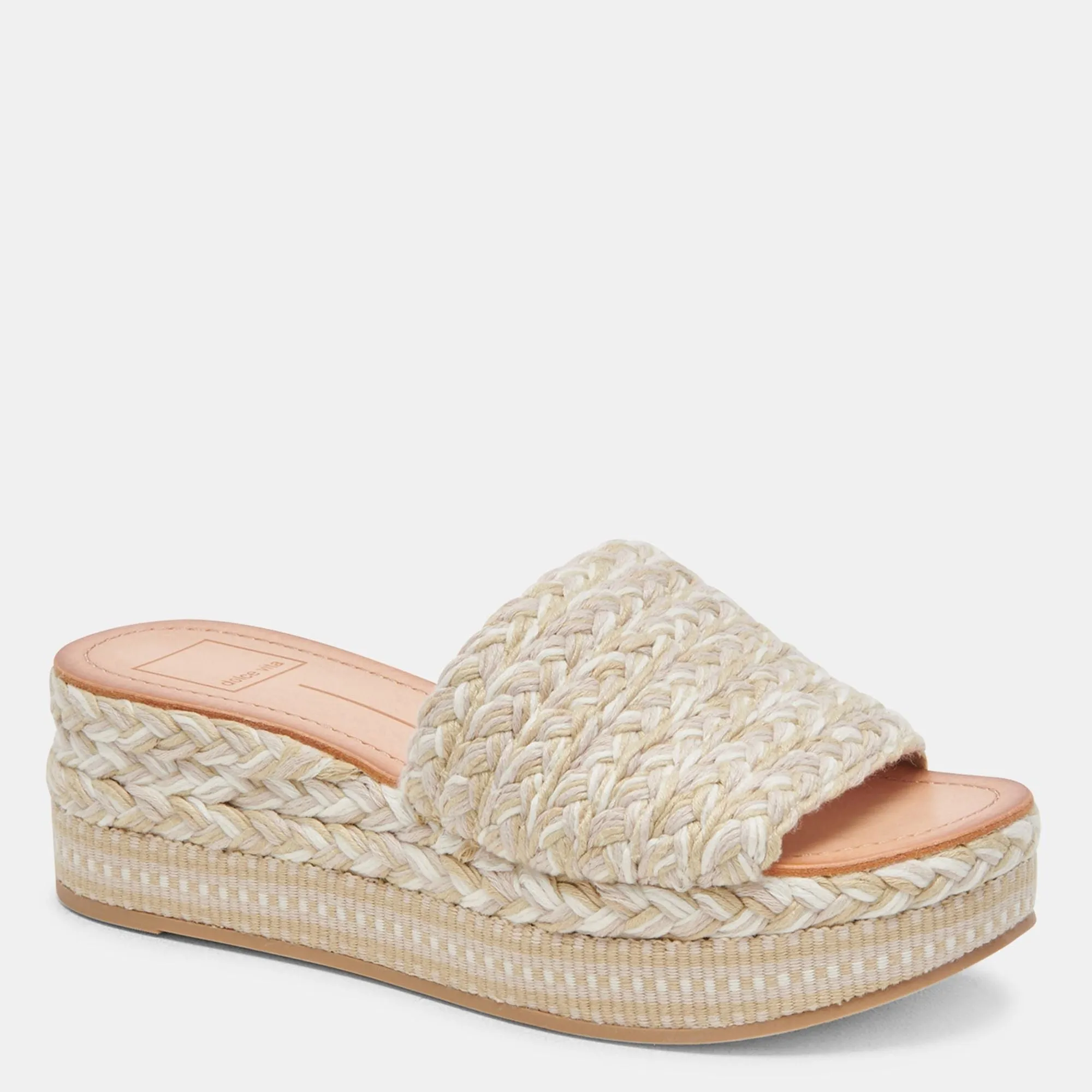 Pazli Sandals Ivory Multi Woven