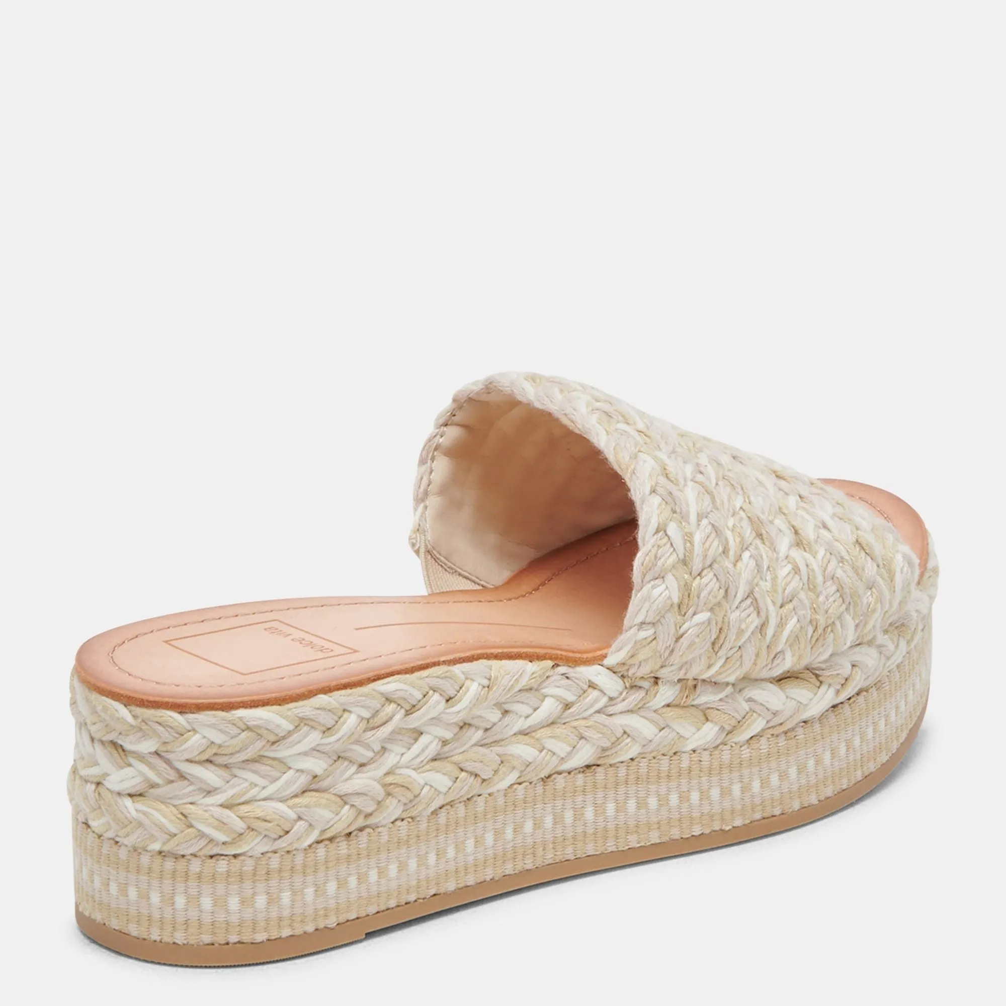 Pazli Sandals Ivory Multi Woven