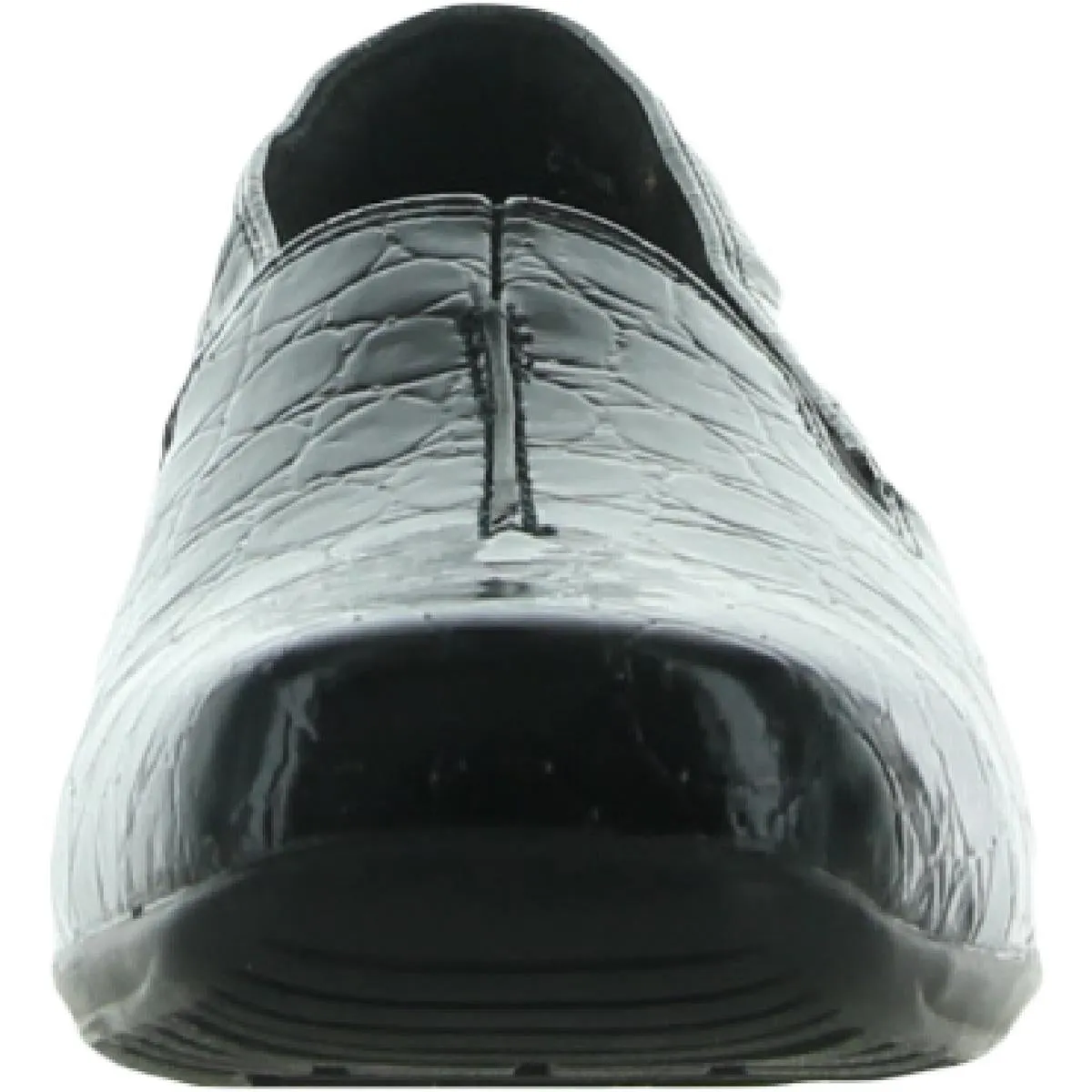 Purpose Womens Patent Crocodile Print Fashion Loafers