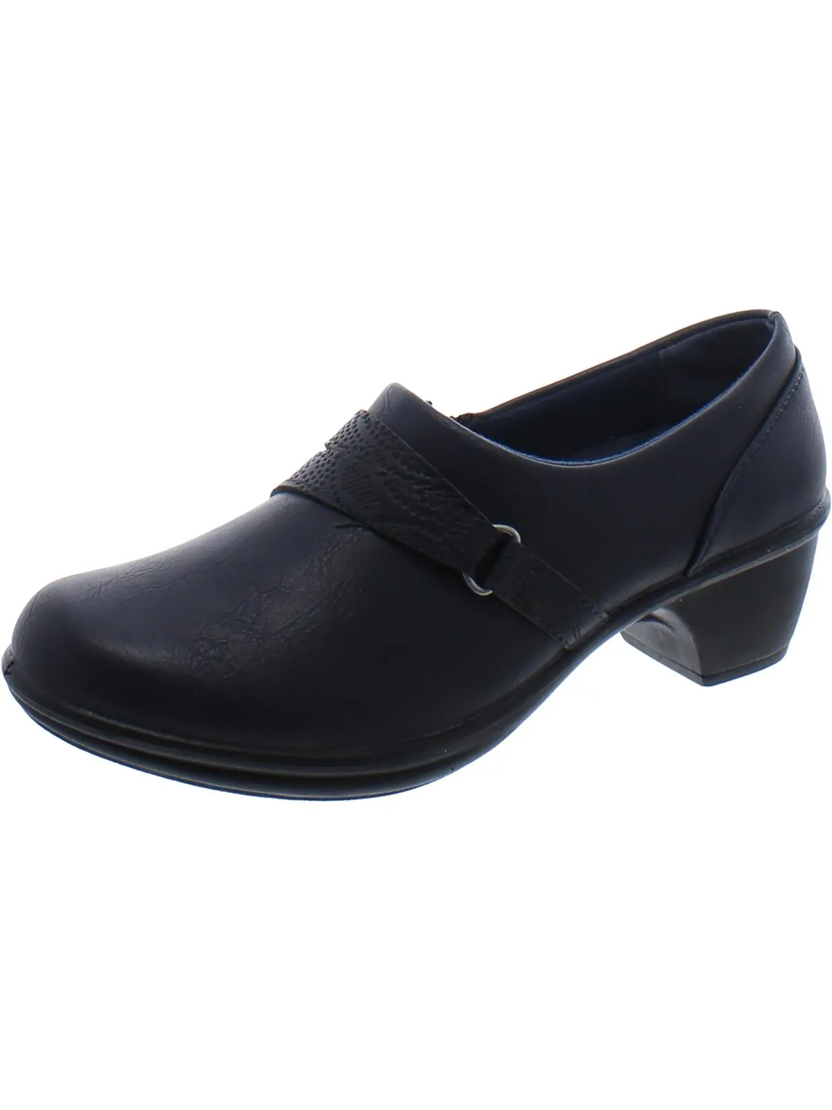 Rasia Womens Faux Leather Clogs