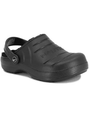 River Breese Womens Faux Fur Lined Man Made Clogs