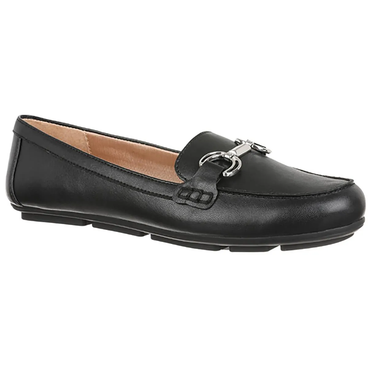 Riviera Bit Womens Slip On Round Toe Loafers