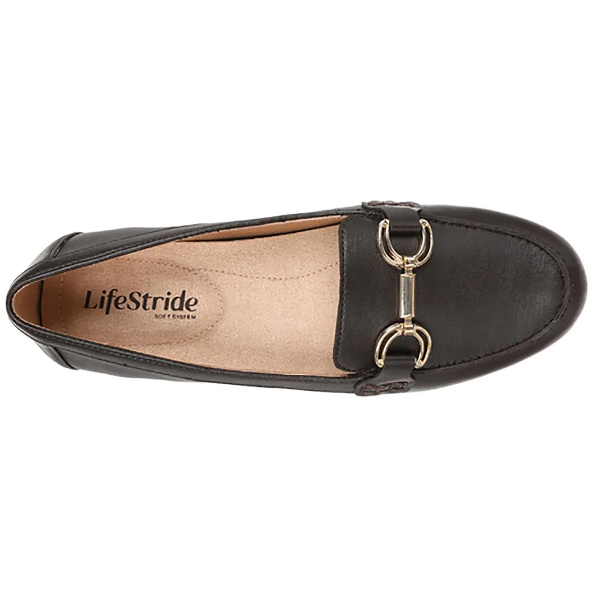 Riviera Bit Womens Slip On Round Toe Loafers