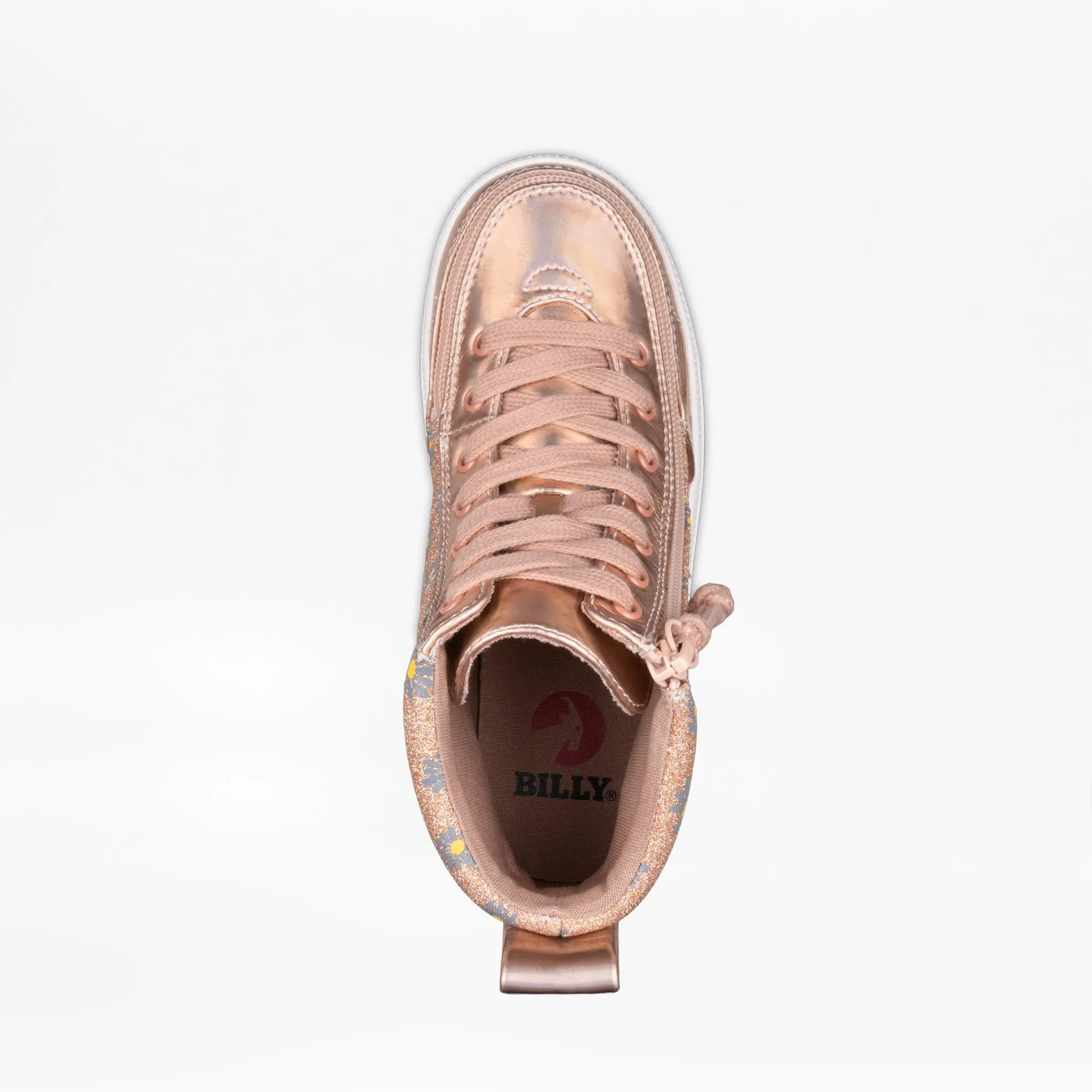 SALE - Rose Gold Daisy BILLY Classic Lace High