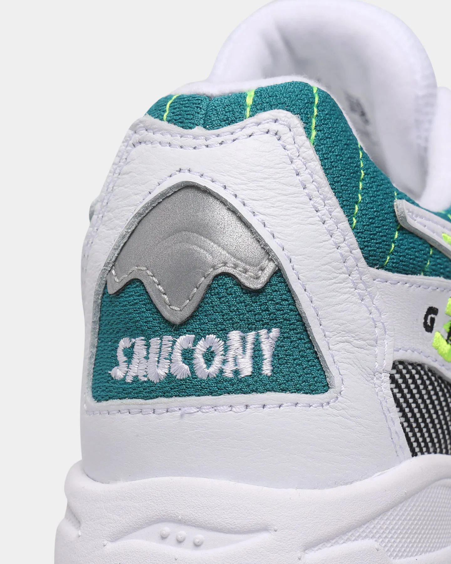 Saucony 3D Grid Hurricane White/Green