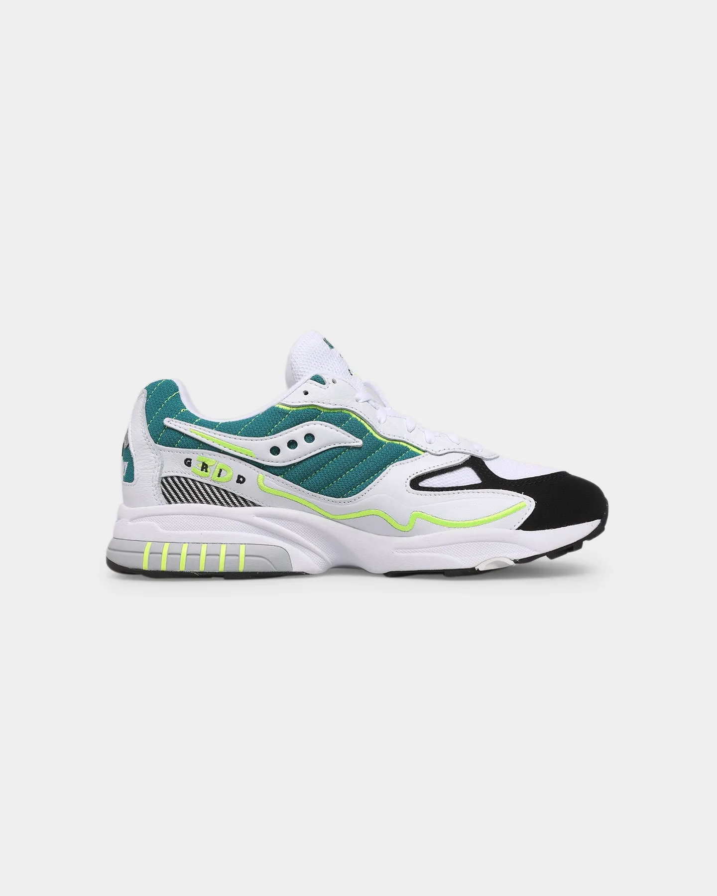 Saucony 3D Grid Hurricane White/Green