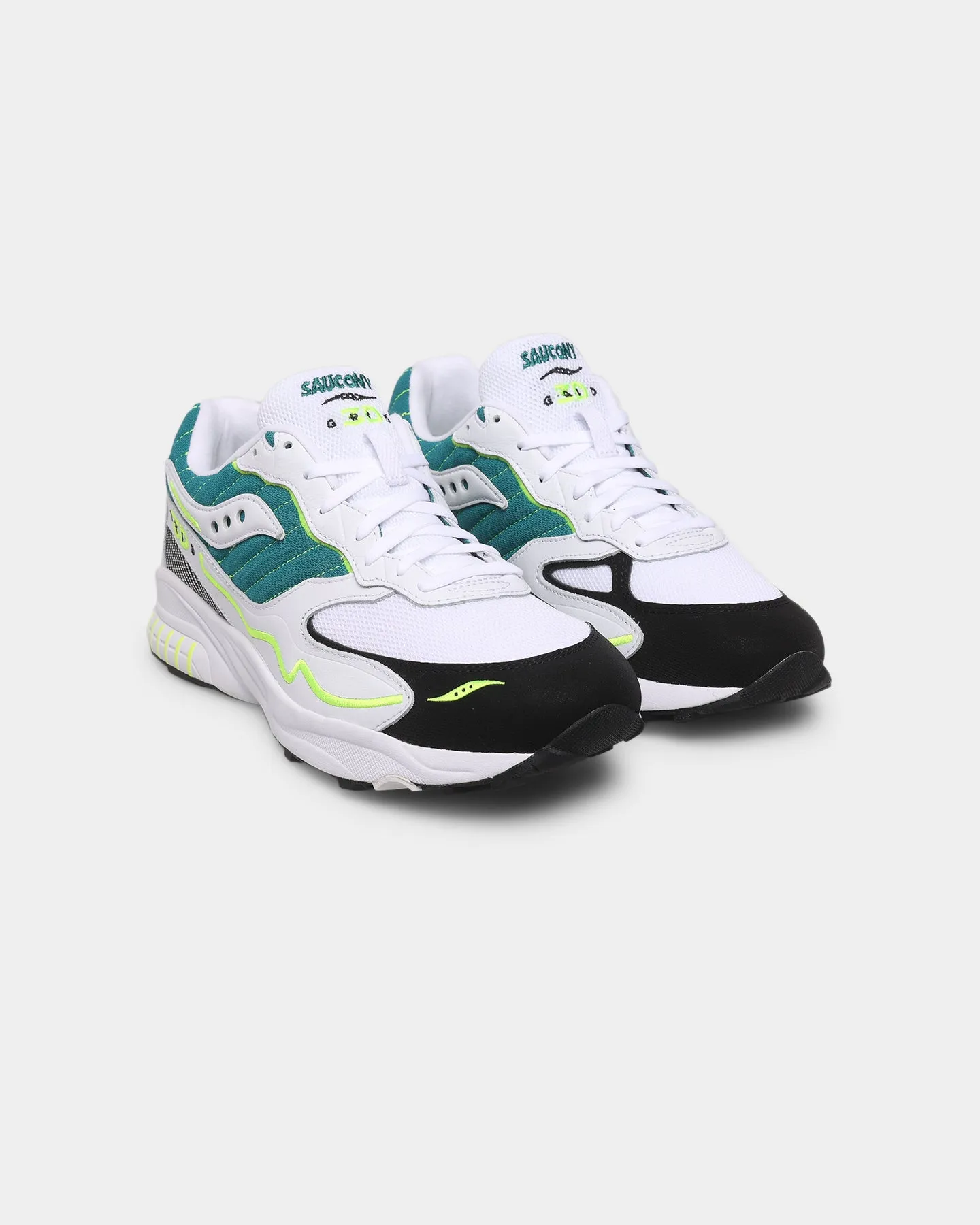 Saucony 3D Grid Hurricane White/Green