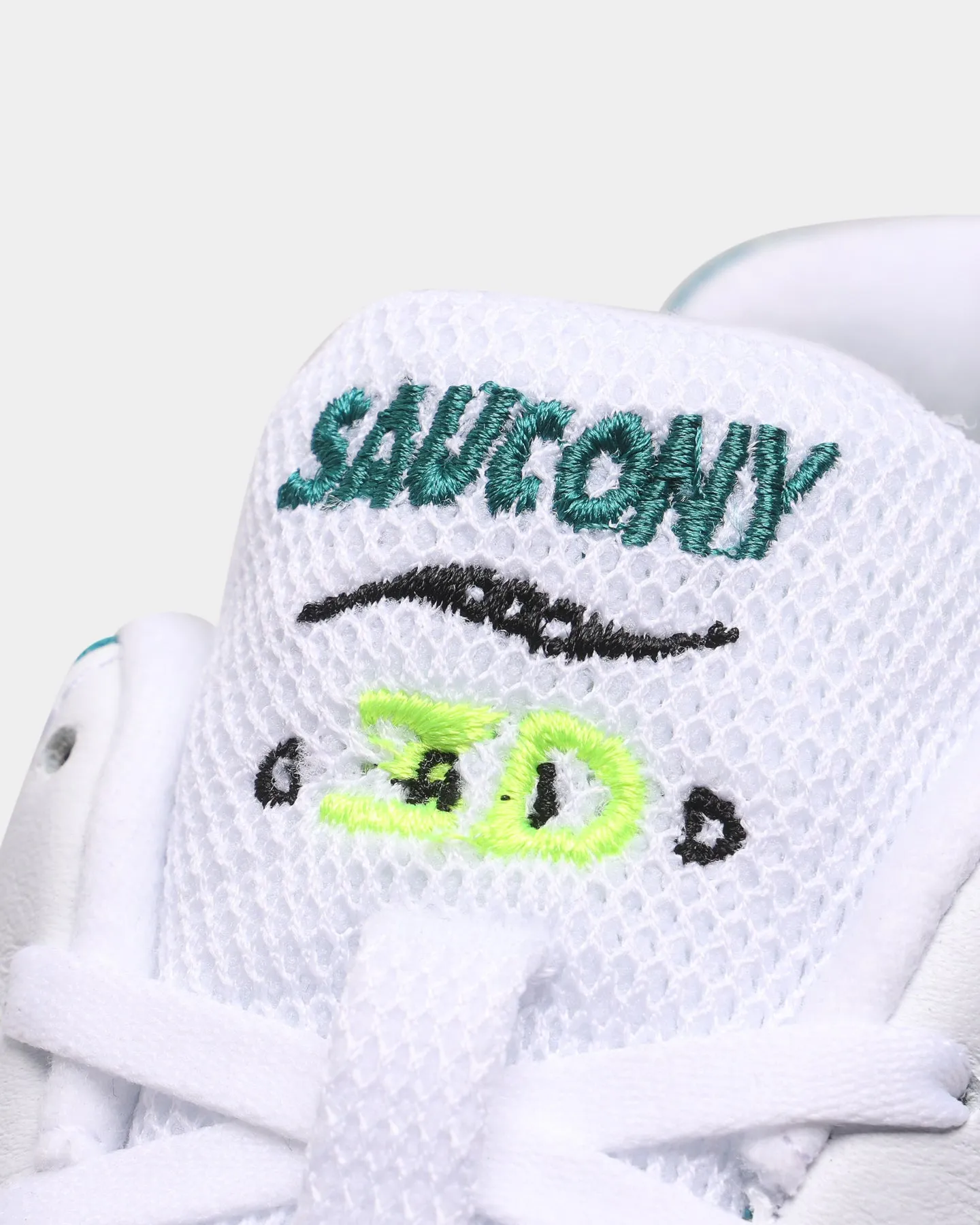 Saucony 3D Grid Hurricane White/Green