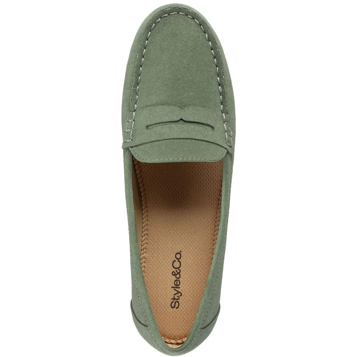 SERAFINAA Womens Faux Suede Slip on Loafers