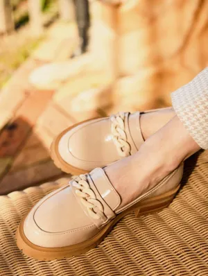 Sherlock Vegan Grain Patent Leather Loafers | Dune