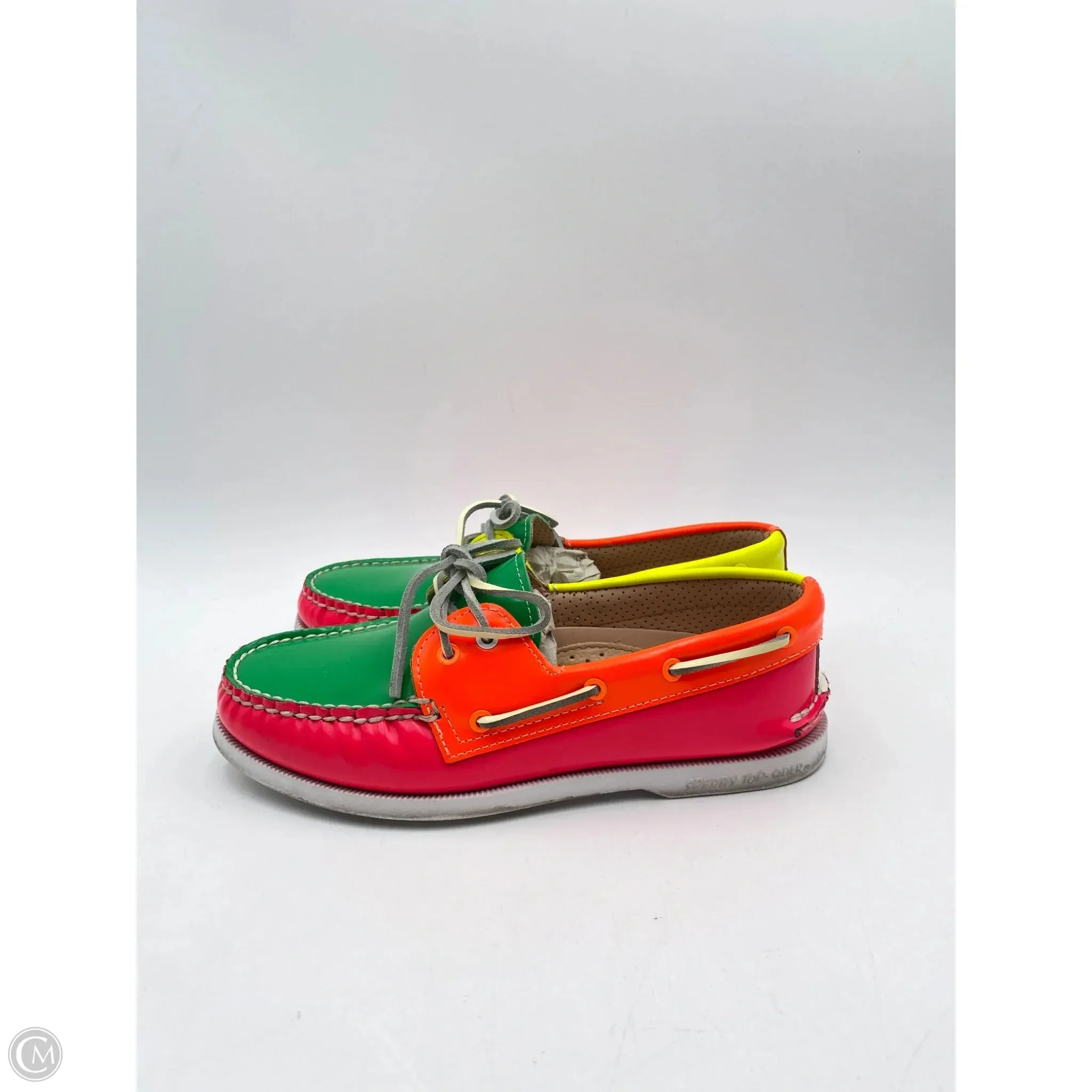 Shoes Flats By Clothes Mentor In Multi-colored, Size: 8