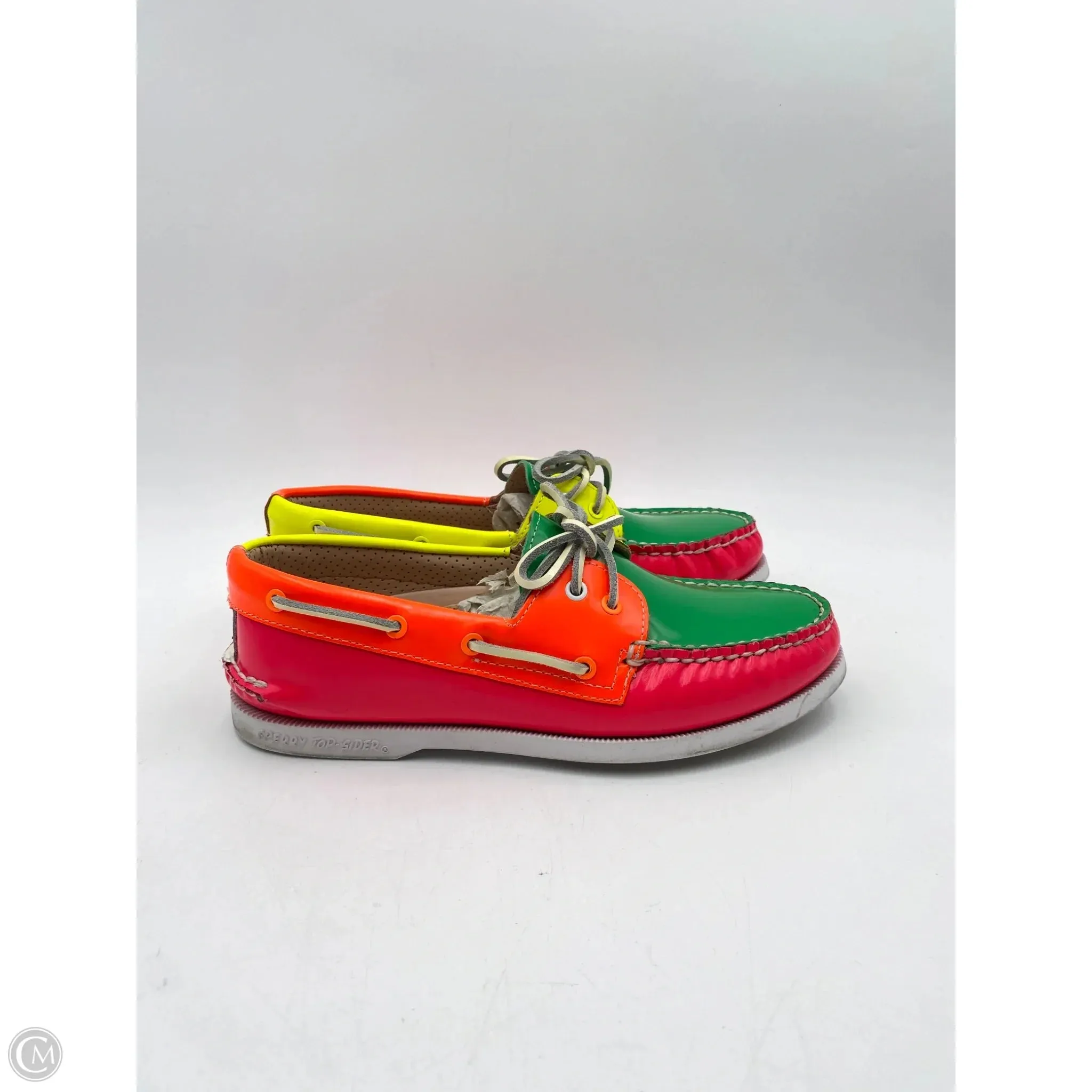 Shoes Flats By Clothes Mentor In Multi-colored, Size: 8