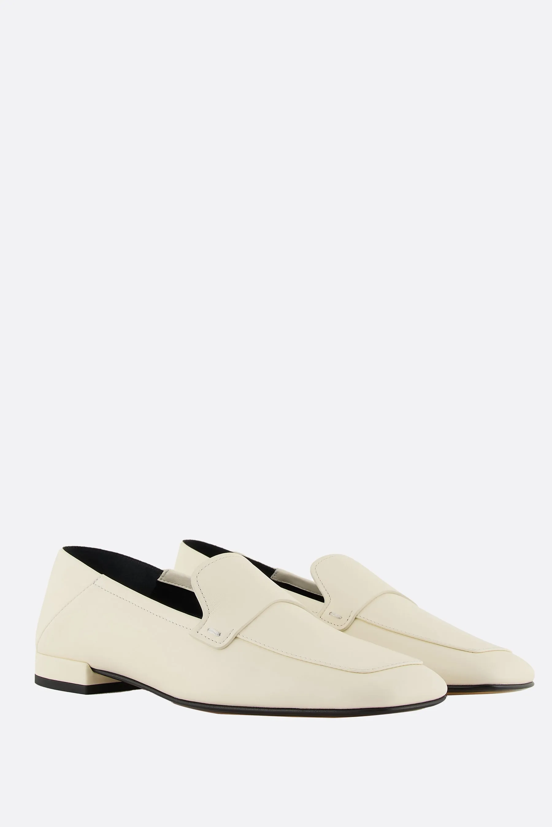 smooth leather loafers