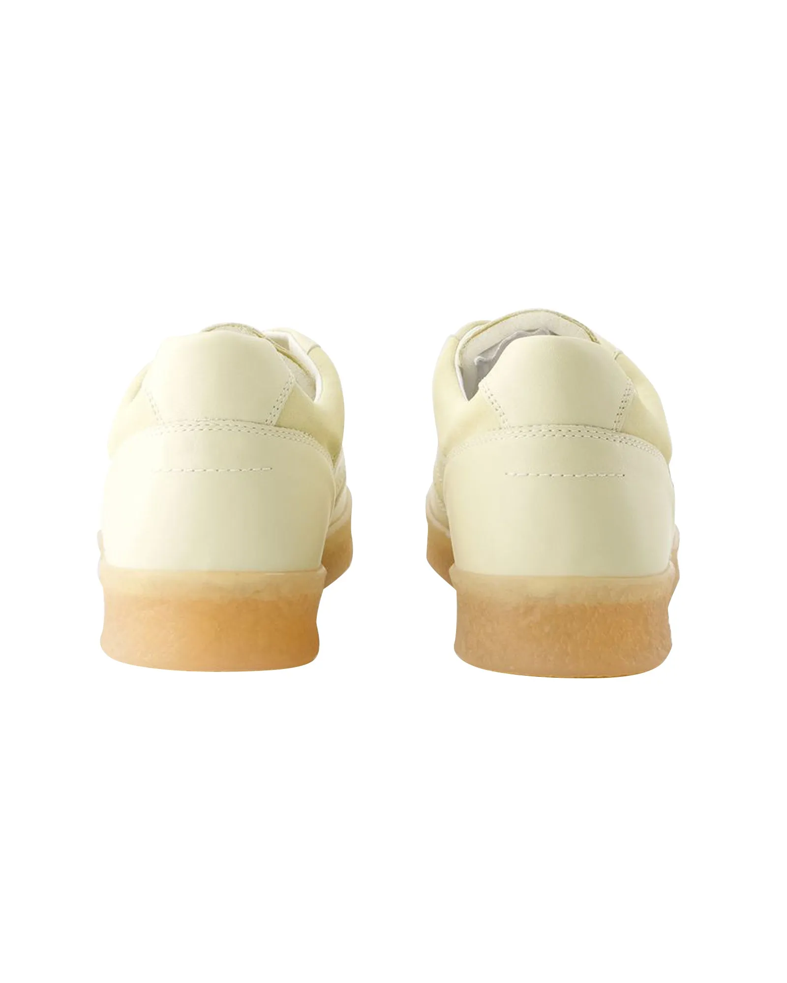 Sneakers - MM6 Maison Margiela - Leather - Beige/White