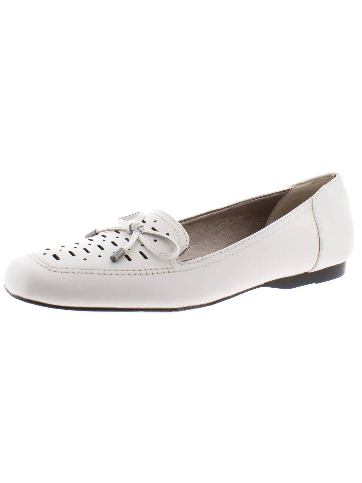Sweet Pea Womens Leather Slip On Loafers