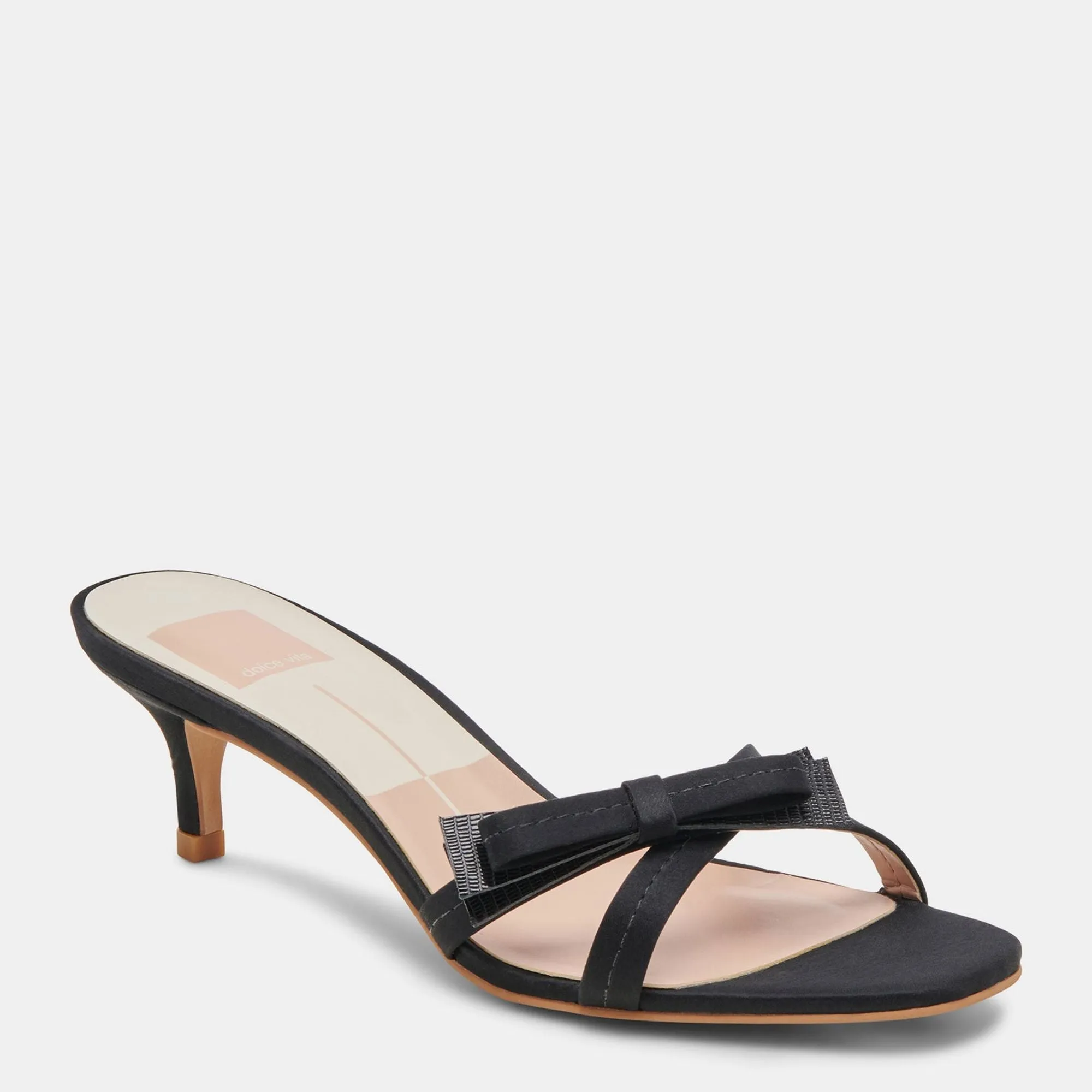 Terisa Heels Onyx Satin