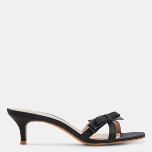 Terisa Heels Onyx Satin
