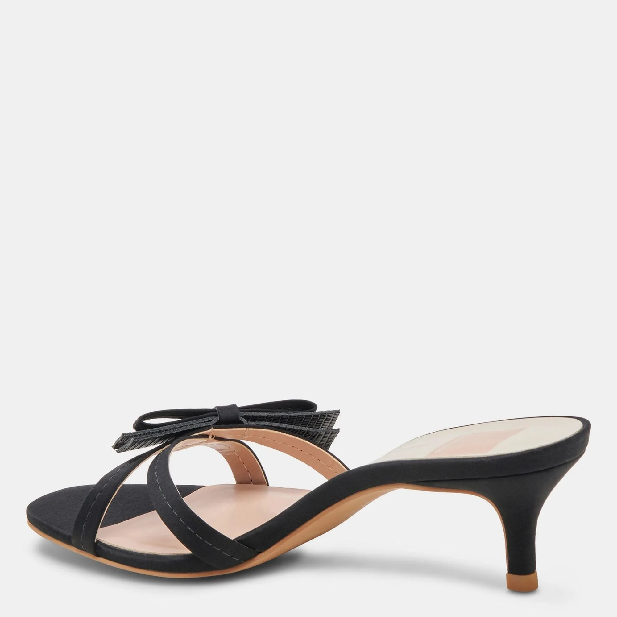 Terisa Heels Onyx Satin