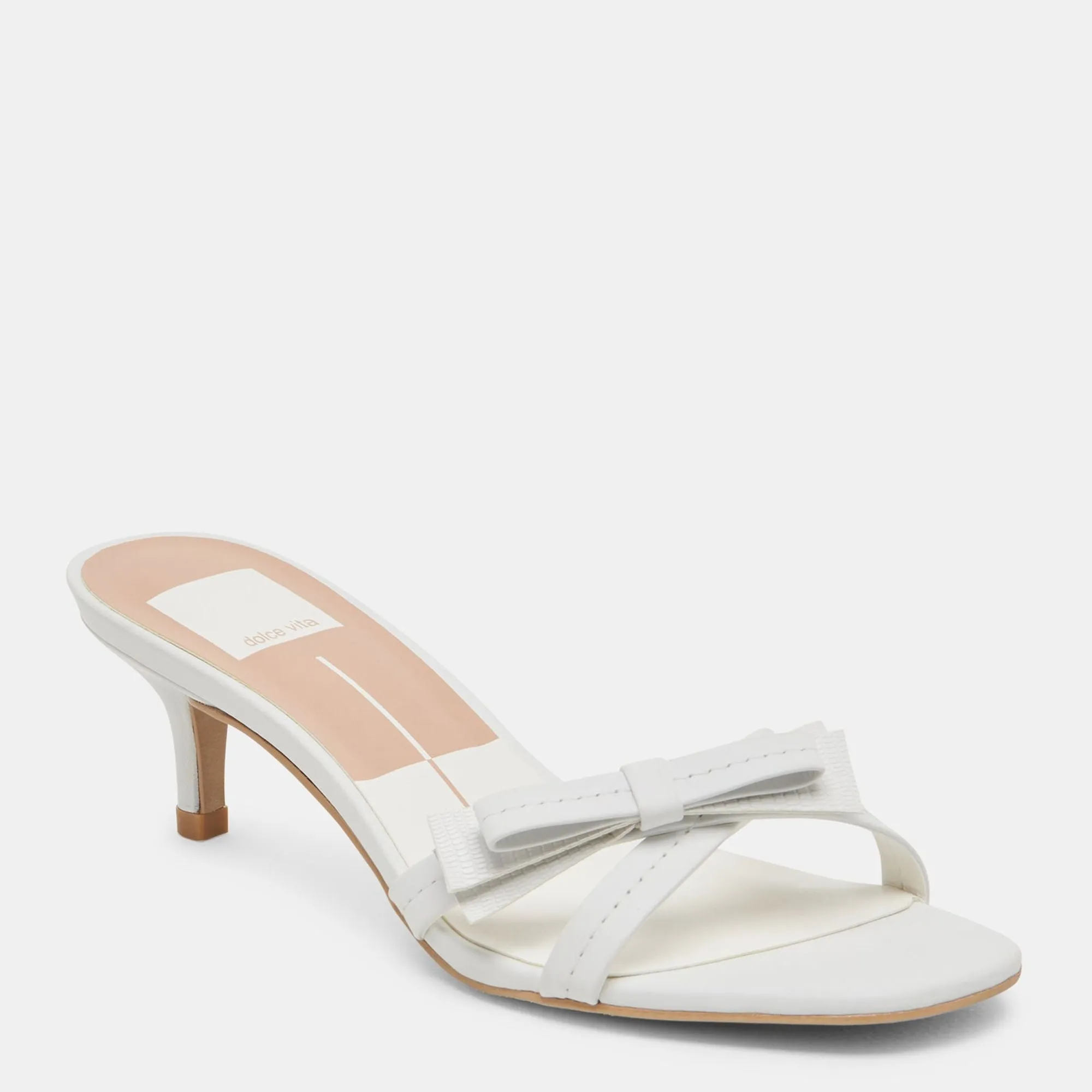 Terisa Heels True White Leather