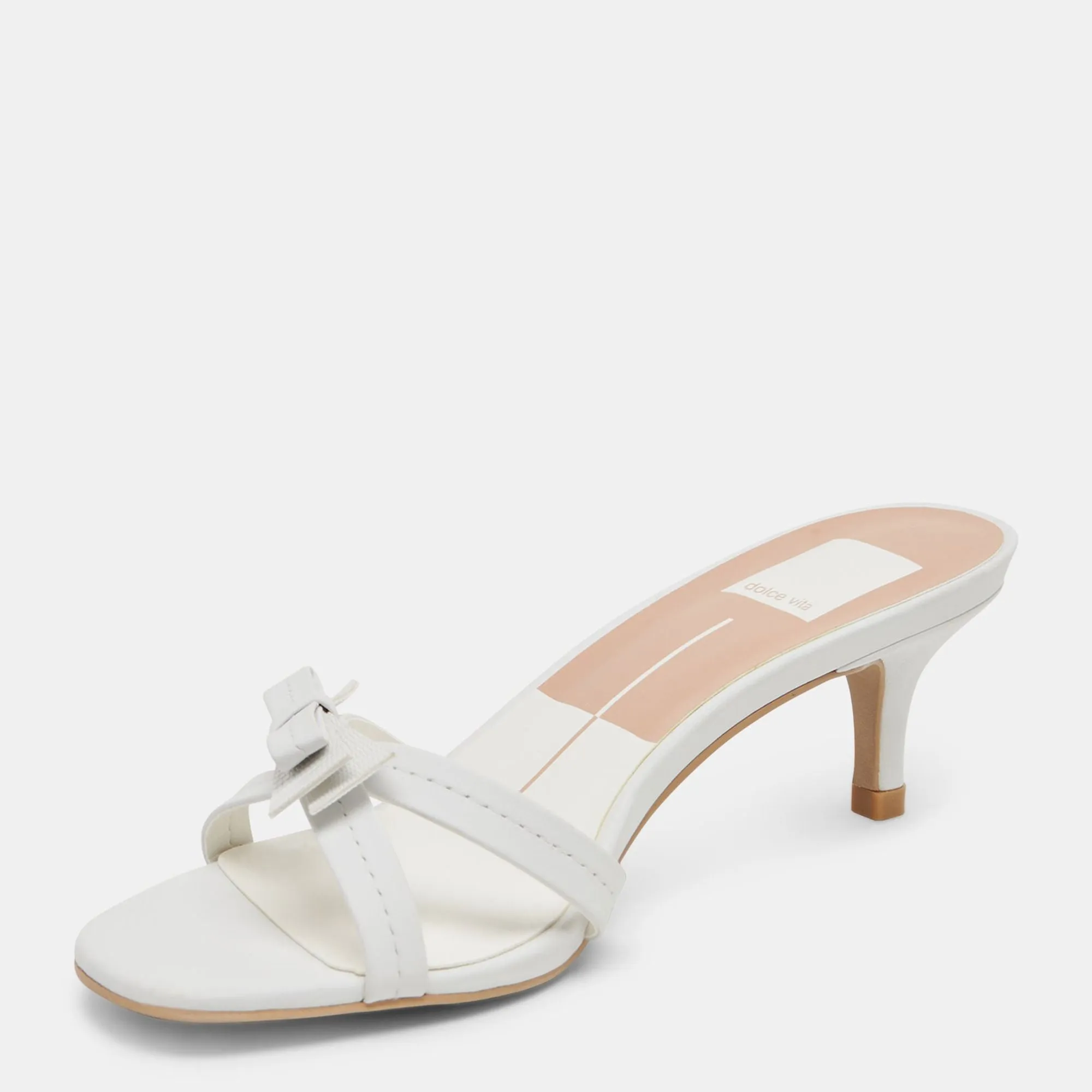 Terisa Heels True White Leather