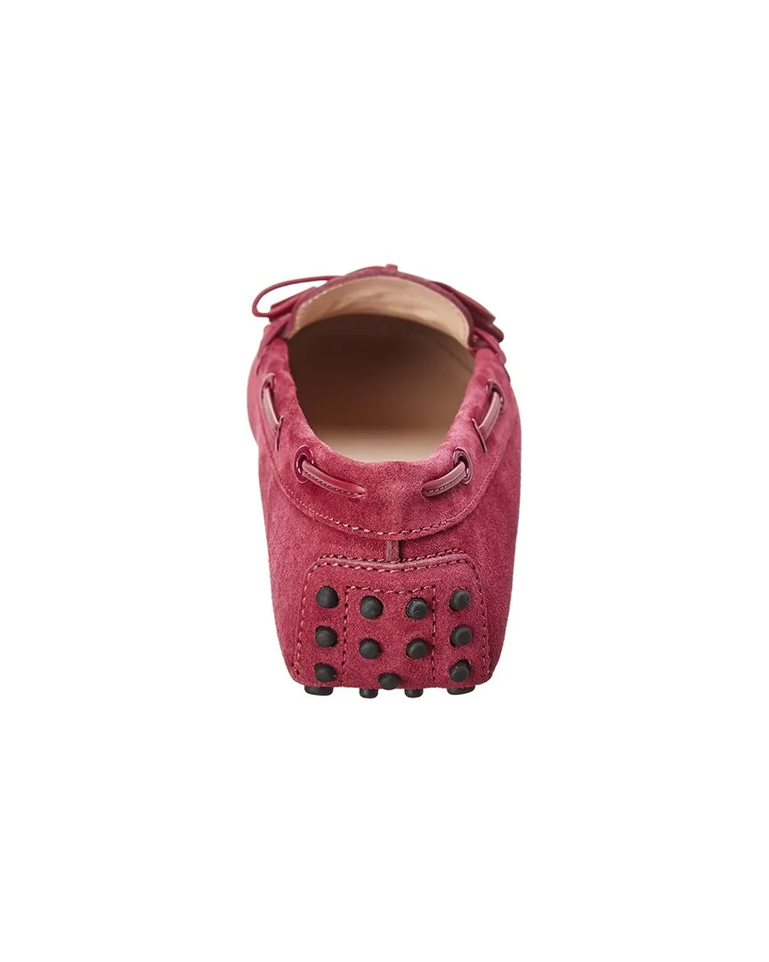 TOD��s Logo Gommino Suede Moccasin