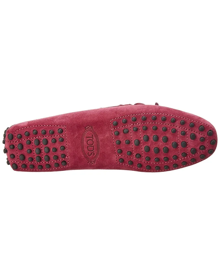 TOD��s Logo Gommino Suede Moccasin