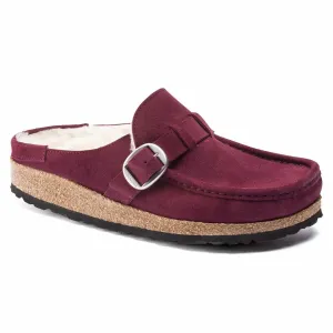 Unisex Buckley Shearling Clogs In Maroon