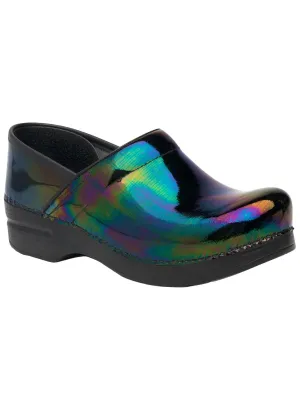 Unisex Patent Professional Clogs In Petrol