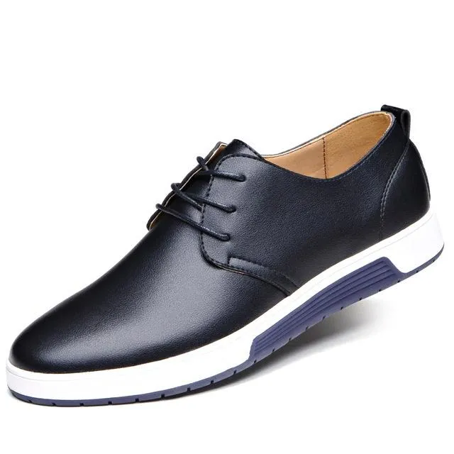 West Louis™ Casual Leather Comfortable Flat Shoes