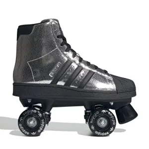 Wmns Superstar 82 Roller Skates 'Silver Metallic Core Black'