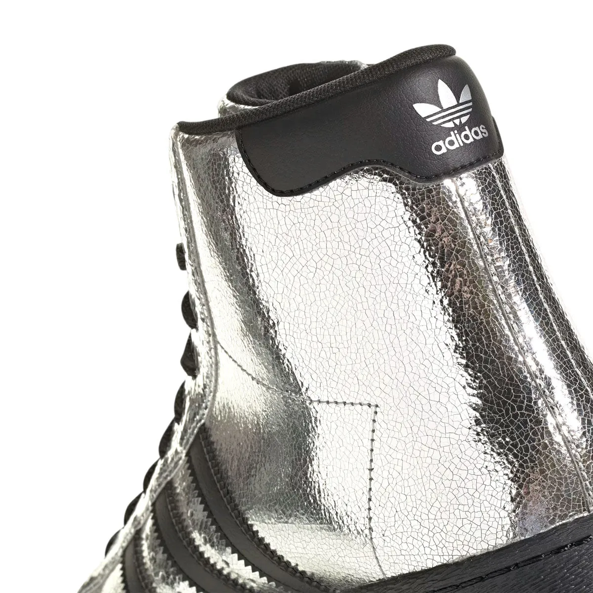 Wmns Superstar 82 Roller Skates 'Silver Metallic Core Black'