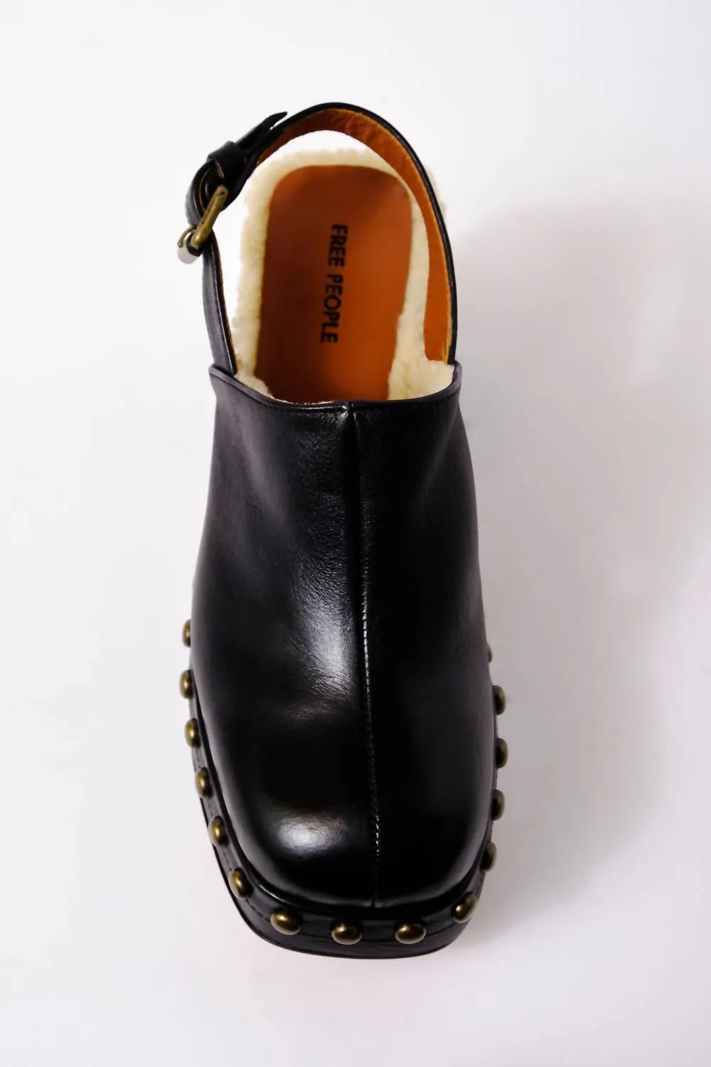Women's Autumn Studded Platform Clogs In Black