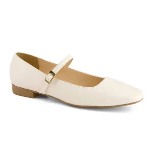 Women's Ballet Mary Janes Shoes In Ivory